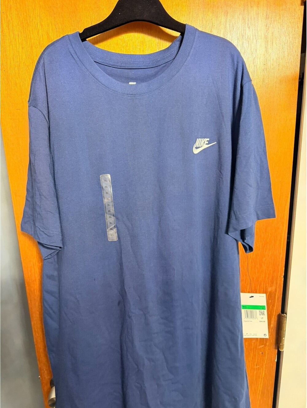 NIKE ESSENTIAL SPORTSWEAR CLUB TEE MIDNIGHT NAVY (AR4997-410) Men’s XL